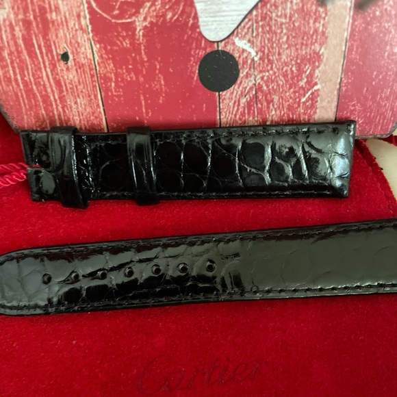 Cartier Tank Width 17.70 (18) x 15.80 (16) Leather Watch Strap - Picture 5 of 10